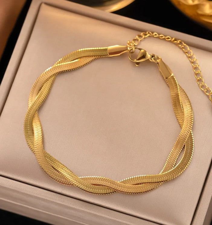 Bracciale a Doppia Catena