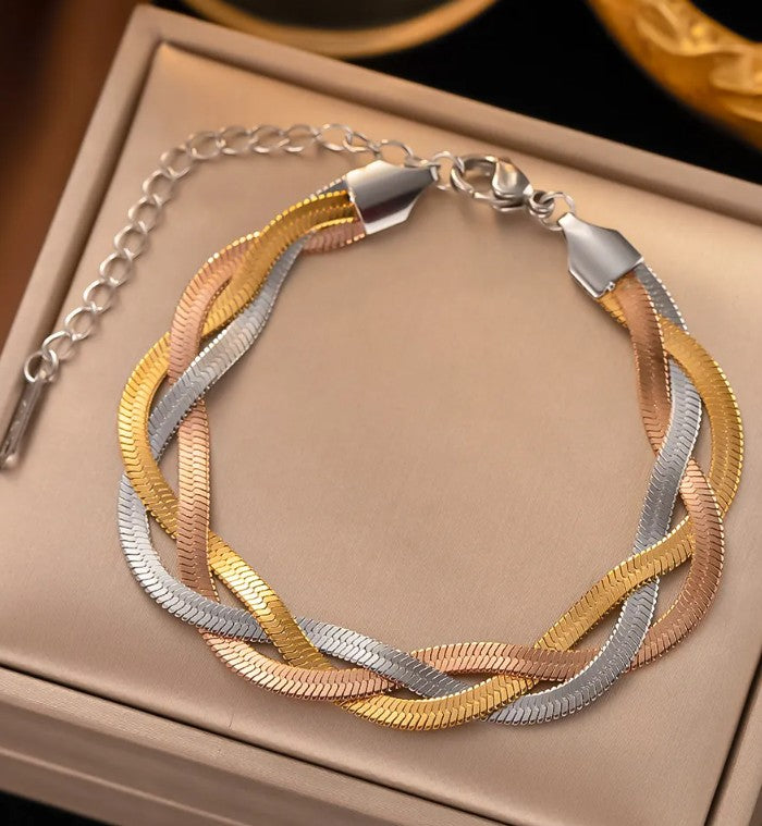 Bracciale a Doppia Catena