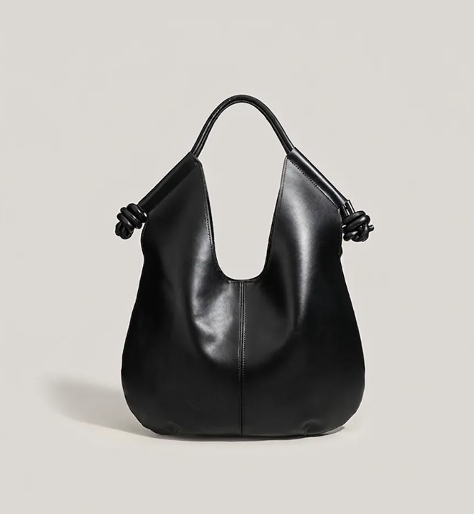 Borsa Hobo Grande da Spalla in Pelle