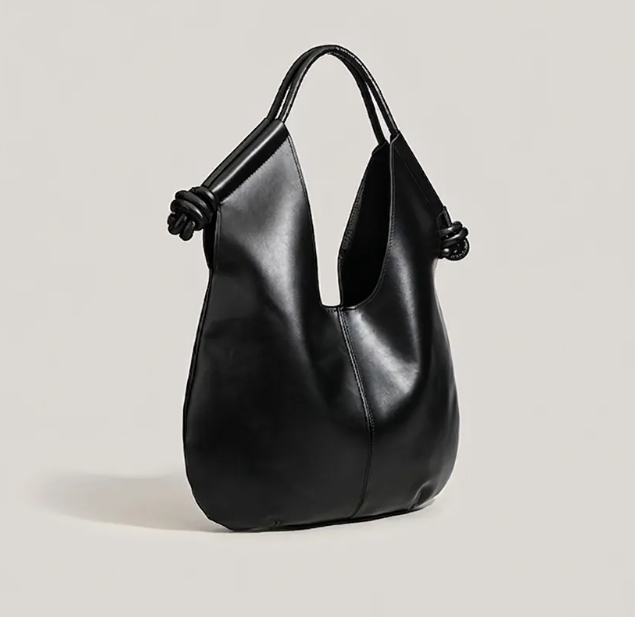 Borsa Hobo Grande da Spalla in Pelle