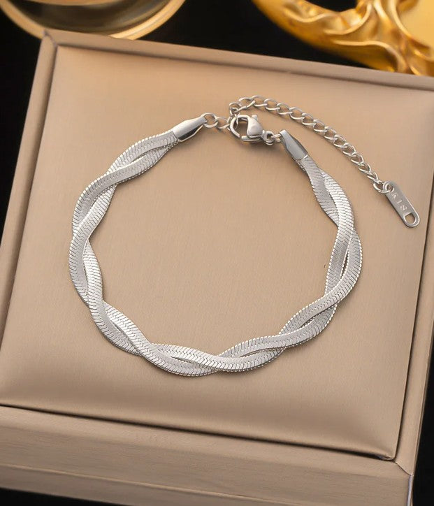 Bracciale a Doppia Catena