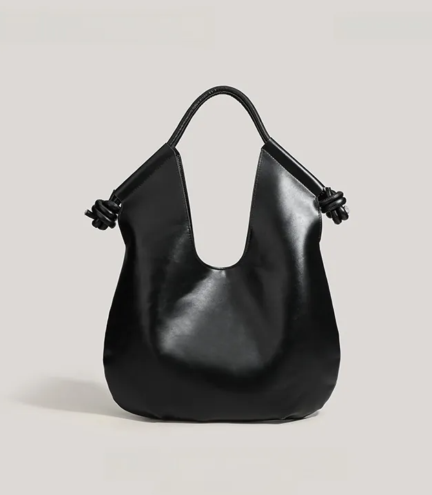 Borsa Hobo Grande da Spalla in Pelle